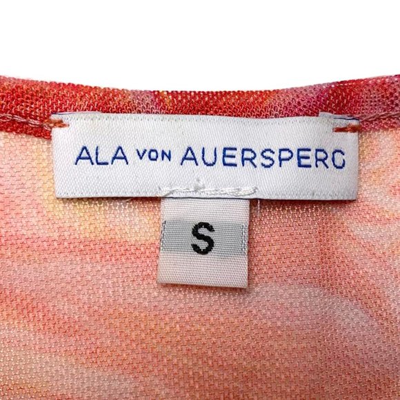 ALA VON AUERSPERG Y2K Style Sophia Mesh Maxi Dress in Moraine - Picture 7 of 7